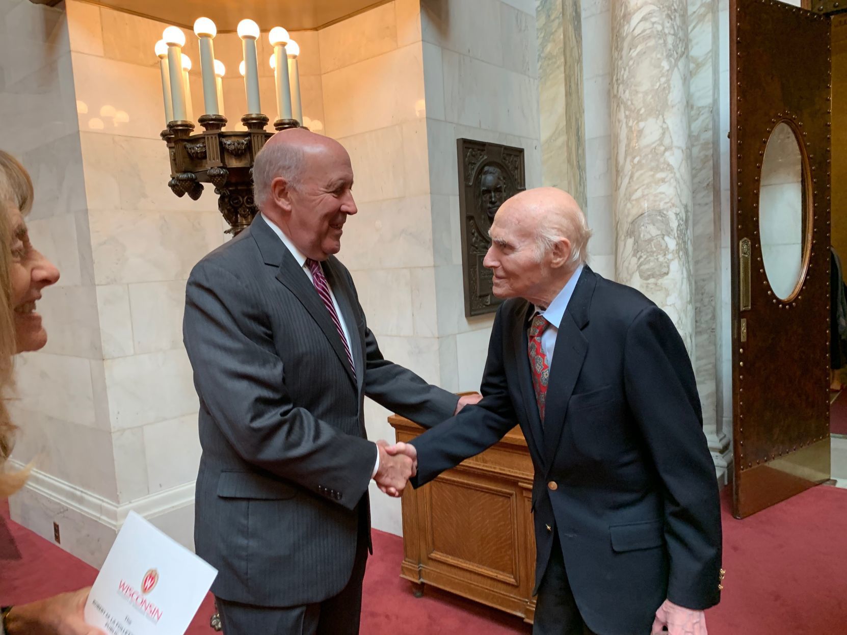 Herb Kohl and Jim Doyle